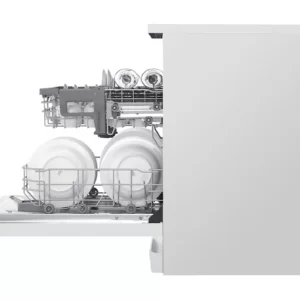 ماشین ظرفشویی ال جی DFB512FW رنگ سفید از نمای بغل
